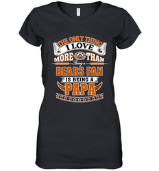 NFL The Only Thing I Love More Than Being A Chicago Bears Fan Women's V-Neck T-Shirt
