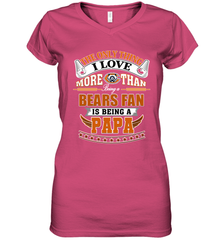 NFL The Only Thing I Love More Than Being A Chicago Bears Fan Women's V-Neck T-Shirt Women's V-Neck T-Shirt - belovedtshirt