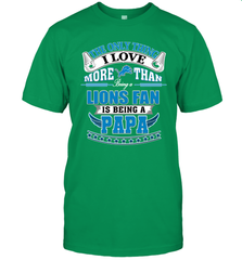NFL The Only Thing I Love More Than Being A Detroit Lions Fan Is Being A Papa Football Men's T-Shirt Men's T-Shirt - belovedtshirt