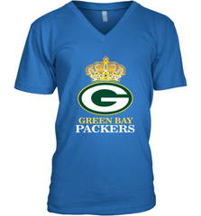 NFL Green Bay Packers Logo Champion Crown Men's V-Neck Men's V-Neck - belovedtshirt