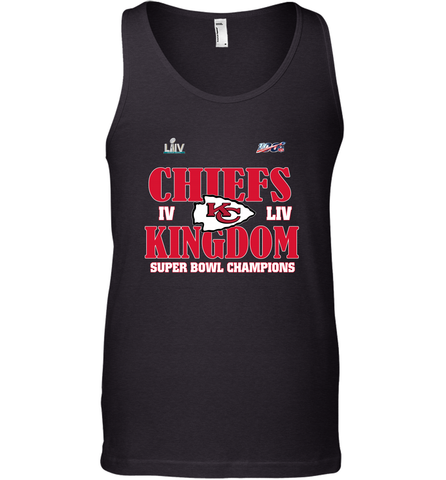 NFL Kansas City Chiefs Logo super bowl champions IV LIV Men's Tank Top Men's Tank Top / Black / XS Men's Tank Top - belovedtshirt