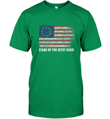 Patriotic 1776 Tee Respect the Flag Stand up for Betsy Ross Men's T-Shirt Men's T-Shirt - belovedtshirt