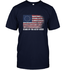 Patriotic 1776 Tee Respect the Flag Stand up for Betsy Ross Men's T-Shirt Men's T-Shirt - belovedtshirt