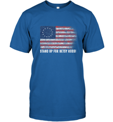 Patriotic 1776 Tee Respect the Flag Stand up for Betsy Ross Men's T-Shirt Men's T-Shirt - belovedtshirt
