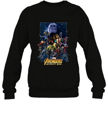 Marvel Avengers Infinity War Neon Team 2 Crewneck Sweatshirt Crewneck Sweatshirt - belovedtshirt