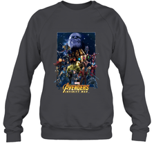 Marvel Avengers Infinity War Neon Team 2 Crewneck Sweatshirt Crewneck Sweatshirt - belovedtshirt