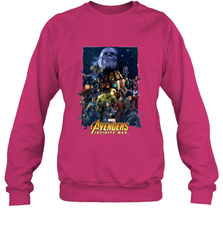 Marvel Avengers Infinity War Neon Team 2 Crewneck Sweatshirt Crewneck Sweatshirt - belovedtshirt