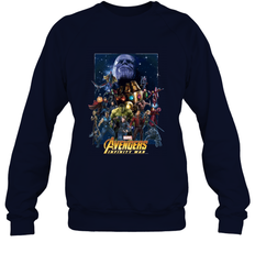Marvel Avengers Infinity War Neon Team 2 Crewneck Sweatshirt