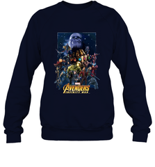 Marvel Avengers Infinity War Neon Team 2 Crewneck Sweatshirt Crewneck Sweatshirt - belovedtshirt