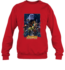 Marvel Avengers Infinity War Neon Team 2 Crewneck Sweatshirt Crewneck Sweatshirt - belovedtshirt