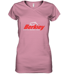 BERKLEY Fishing Logo Spinners Crankbaits LOVER Women's V-Neck T-Shirt Women's V-Neck T-Shirt - belovedtshirt