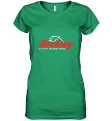 BERKLEY Fishing Logo Spinners Crankbaits LOVER Women's V-Neck T-Shirt Women's V-Neck T-Shirt - belovedtshirt