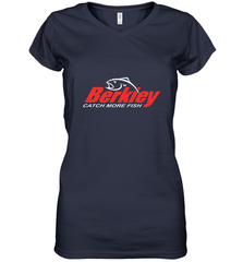 BERKLEY Fishing Logo Spinners Crankbaits LOVER Women's V-Neck T-Shirt Women's V-Neck T-Shirt - belovedtshirt