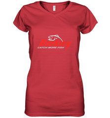 BERKLEY Fishing Logo Spinners Crankbaits LOVER Women's V-Neck T-Shirt Women's V-Neck T-Shirt - belovedtshirt