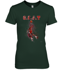 Basketball  Chicago Jordan G.O.A.T. Dunk Women's Premium T-Shirt Women's Premium T-Shirt - belovedtshirt