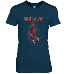 Basketball  Chicago Jordan G.O.A.T. Dunk Women's Premium T-Shirt Women's Premium T-Shirt - belovedtshirt