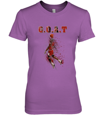 Basketball  Chicago Jordan G.O.A.T. Dunk Women's Premium T-Shirt Women's Premium T-Shirt - belovedtshirt
