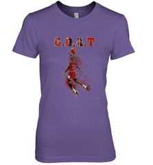 Basketball  Chicago Jordan G.O.A.T. Dunk Women's Premium T-Shirt Women's Premium T-Shirt - belovedtshirt