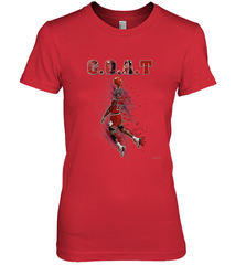 Basketball  Chicago Jordan G.O.A.T. Dunk Women's Premium T-Shirt Women's Premium T-Shirt - belovedtshirt