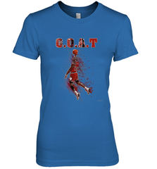 Basketball  Chicago Jordan G.O.A.T. Dunk Women's Premium T-Shirt Women's Premium T-Shirt - belovedtshirt