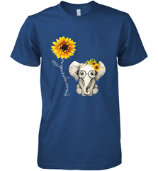 You Are My Sunshine Hippie Sunflower Elephant Gift Friend Men's Premium T-Shirt Men's Premium T-Shirt - belovedtshirt