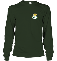 NFL Green Bay Packers Logo Champion Crown 1 Long Sleeve T-Shirt Long Sleeve T-Shirt - belovedtshirt