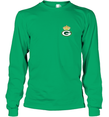 NFL Green Bay Packers Logo Champion Crown 1 Long Sleeve T-Shirt Long Sleeve T-Shirt - belovedtshirt