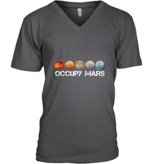 Occupy Mars Terraform Men's V-Neck Men's V-Neck - belovedtshirt
