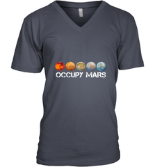 Occupy Mars Terraform Men's V-Neck Men's V-Neck - belovedtshirt