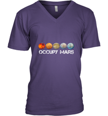 Occupy Mars Terraform Men's V-Neck Men's V-Neck - belovedtshirt