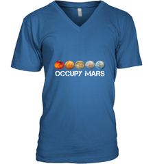 Occupy Mars Terraform Men's V-Neck Men's V-Neck - belovedtshirt