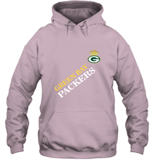 NFL Green Bay Packers Logo with Champion Crown Hooded Sweatshirt Hooded Sweatshirt - belovedtshirt