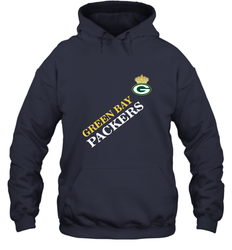 NFL Green Bay Packers Logo with Champion Crown Hooded Sweatshirt