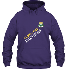 NFL Green Bay Packers Logo with Champion Crown Hooded Sweatshirt Hooded Sweatshirt - belovedtshirt