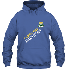 NFL Green Bay Packers Logo with Champion Crown Hooded Sweatshirt Hooded Sweatshirt - belovedtshirt