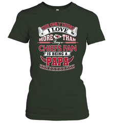 NFL The Only Thing I Love More Than Being A Kansas City Chiefs Fan Is Being A Papa Football Women's T-Shirt Women's T-Shirt - belovedtshirt