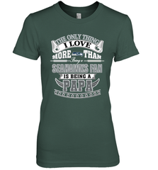 NFL The Only Thing I Love More Than Being A Seattle Seahawks Fan Is Being A Papa Football Women's Premium T-Shirt Women's Premium T-Shirt - belovedtshirt