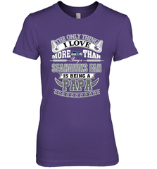 NFL The Only Thing I Love More Than Being A Seattle Seahawks Fan Is Being A Papa Football Women's Premium T-Shirt Women's Premium T-Shirt - belovedtshirt