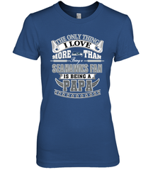 NFL The Only Thing I Love More Than Being A Seattle Seahawks Fan Is Being A Papa Football Women's Premium T-Shirt Women's Premium T-Shirt - belovedtshirt