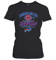Sundays Are For Jesus and Buffalo Funny Christian Football 1 Women's T-Shirt Women's T-Shirt - belovedtshirt