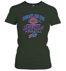 Sundays Are For Jesus and Buffalo Funny Christian Football 1 Women's T-Shirt Women's T-Shirt - belovedtshirt