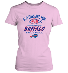 Sundays Are For Jesus and Buffalo Funny Christian Football 1 Women's T-Shirt Women's T-Shirt - belovedtshirt
