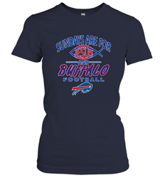 Sundays Are For Jesus and Buffalo Funny Christian Football 1 Women's T-Shirt