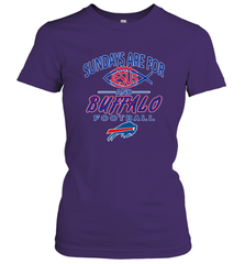 Sundays Are For Jesus and Buffalo Funny Christian Football 1 Women's T-Shirt Women's T-Shirt - belovedtshirt