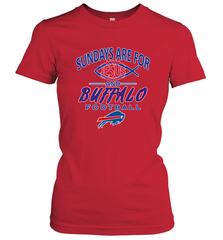 Sundays Are For Jesus and Buffalo Funny Christian Football 1 Women's T-Shirt Women's T-Shirt - belovedtshirt
