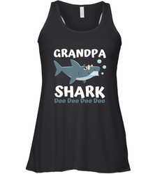 Grandpa Shark Family Shark Women's Racerback Tank