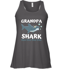 Grandpa Shark Family Shark Women's Racerback Tank Women's Racerback Tank - belovedtshirt