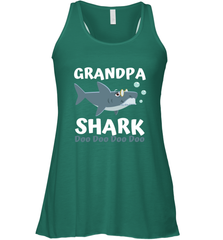 Grandpa Shark Family Shark Women's Racerback Tank Women's Racerback Tank - belovedtshirt