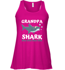 Grandpa Shark Family Shark Women's Racerback Tank Women's Racerback Tank - belovedtshirt