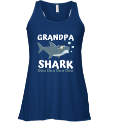 Grandpa Shark Family Shark Women's Racerback Tank Women's Racerback Tank - belovedtshirt